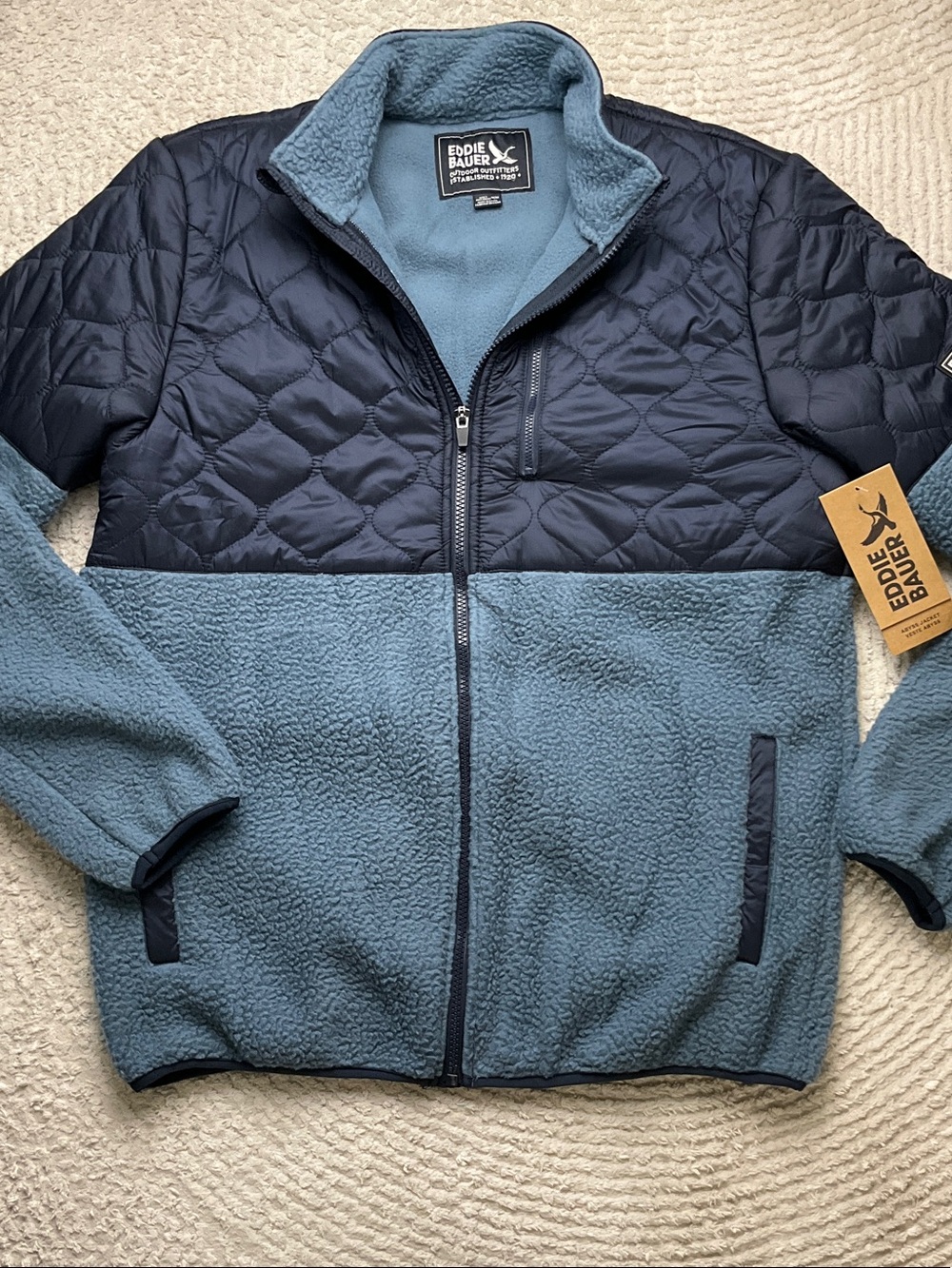 Eddie Bauer Abyss Jacket in Blue Fusion Size Medium